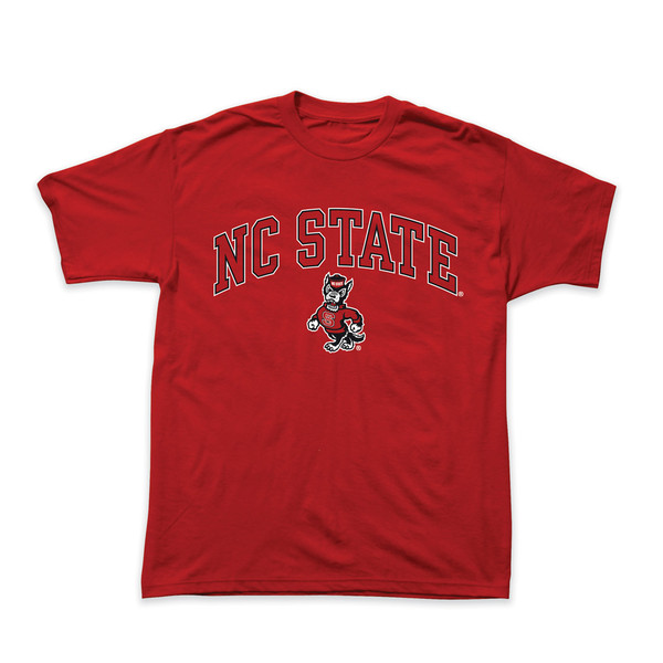 Red Short Sleeve Tee - NC State Arc